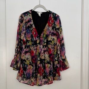 Multicolor Maternity Top